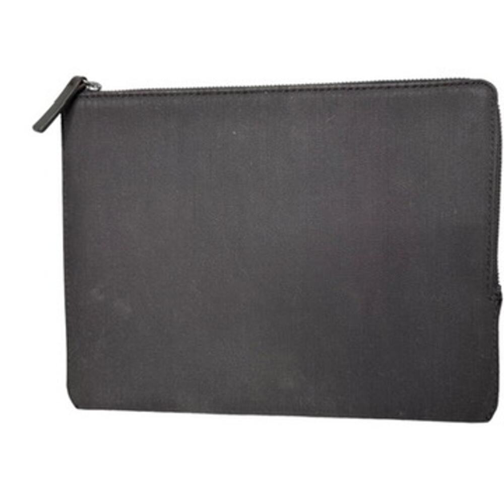 Everlane Brown Zippered Canvas Pouch Tablet Sleeve